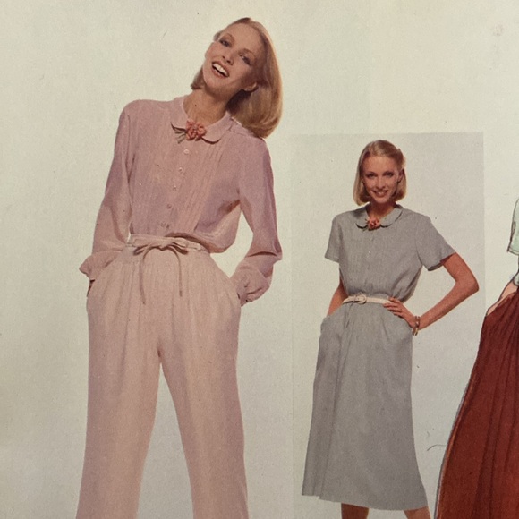 VTG Vogue American Designer Anne Klein UNCUT Pattern - Picture 9 of 11